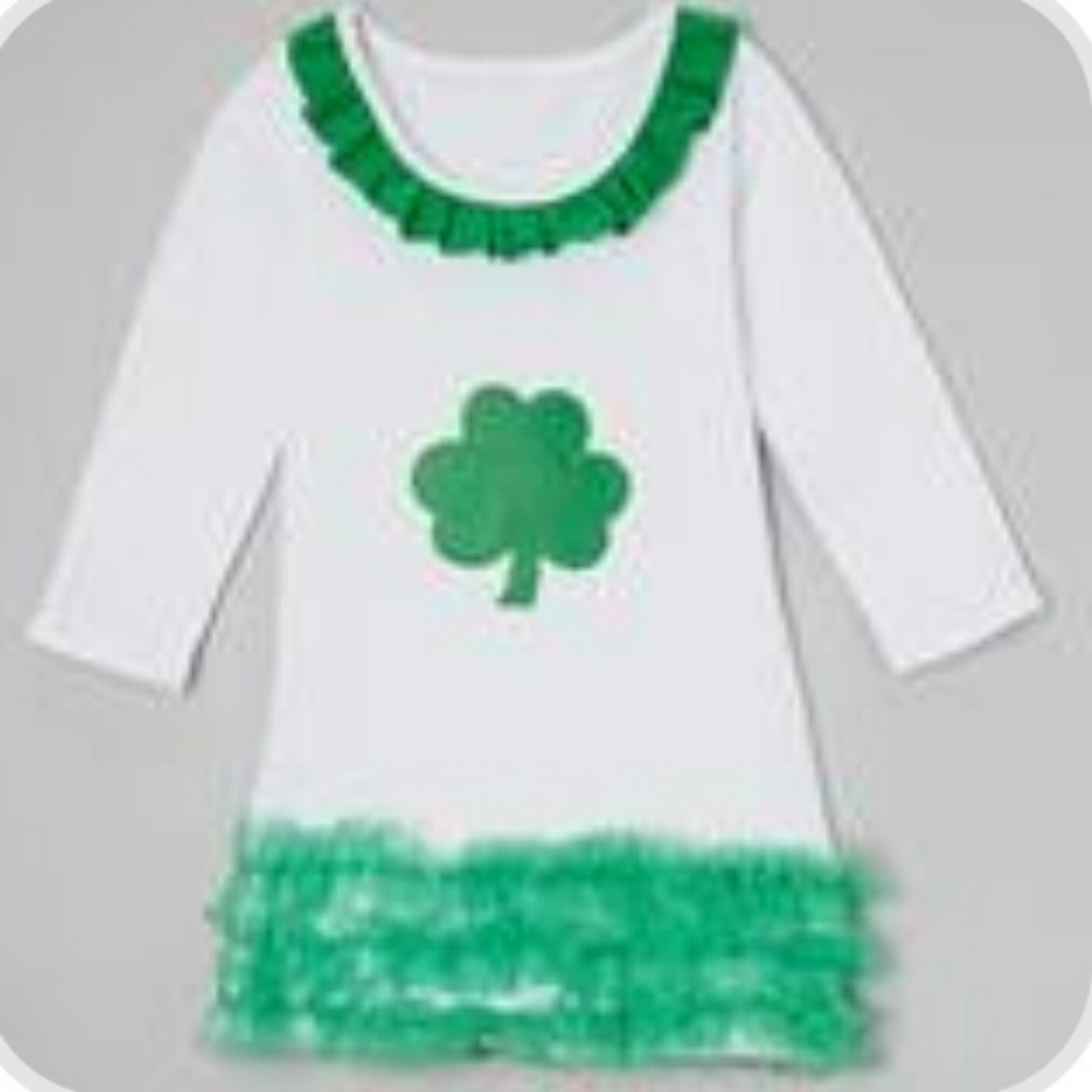 NWT Honeydew Girls St. Patrick's Day tunic dress